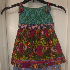 Matilda Jane size 8 Plum Feist Knot Dress Paint by Numbers